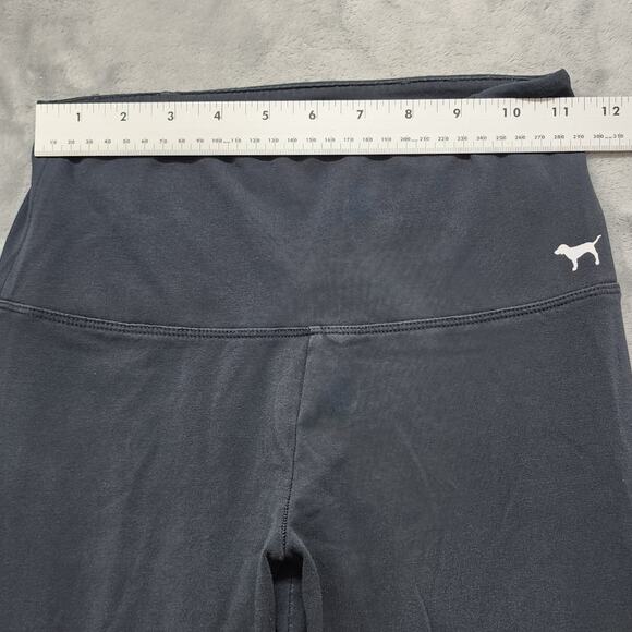 PINK Victoria's Secret Leggings Size XS Black Green Ombre High Waist Spell Out - Picture 8 of 12